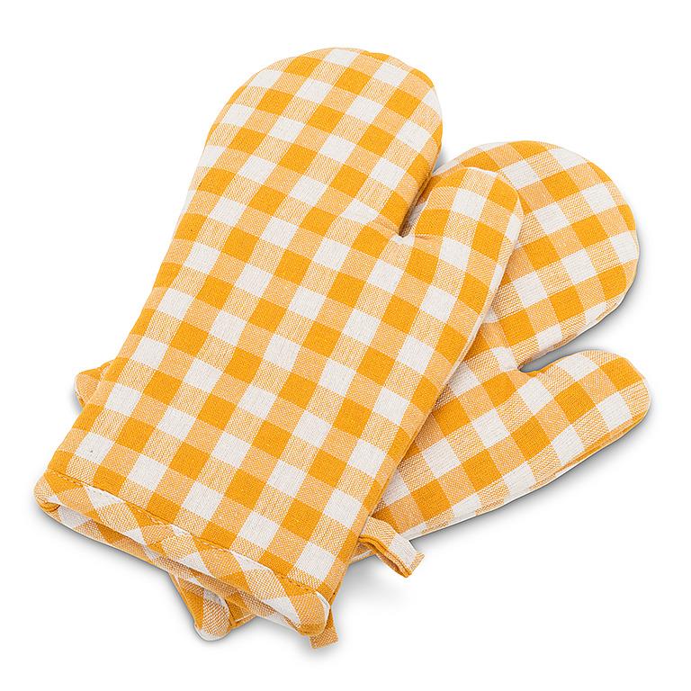 Gingham Over Mitts