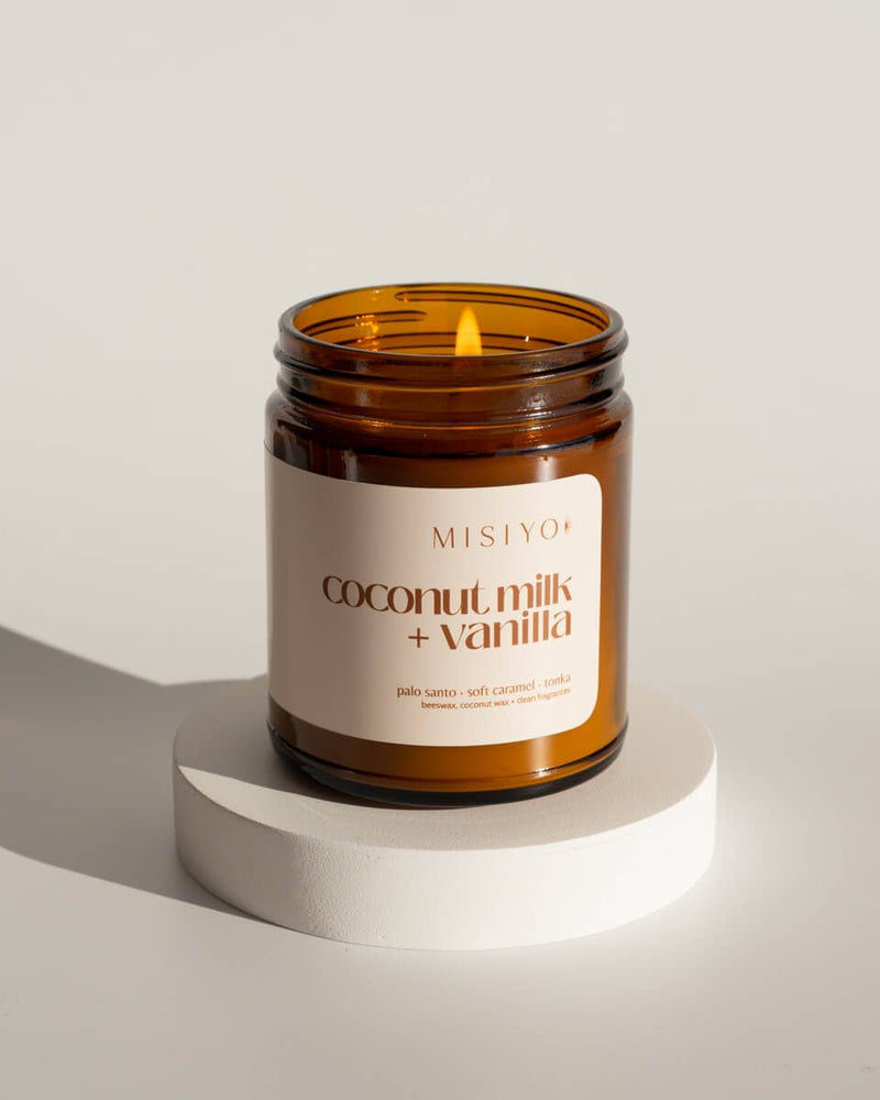 Coconut Milk + Vanilla | Beeswax Blend Candle Jar