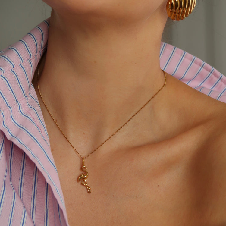Flamingo Necklace | Namaste Jewelry