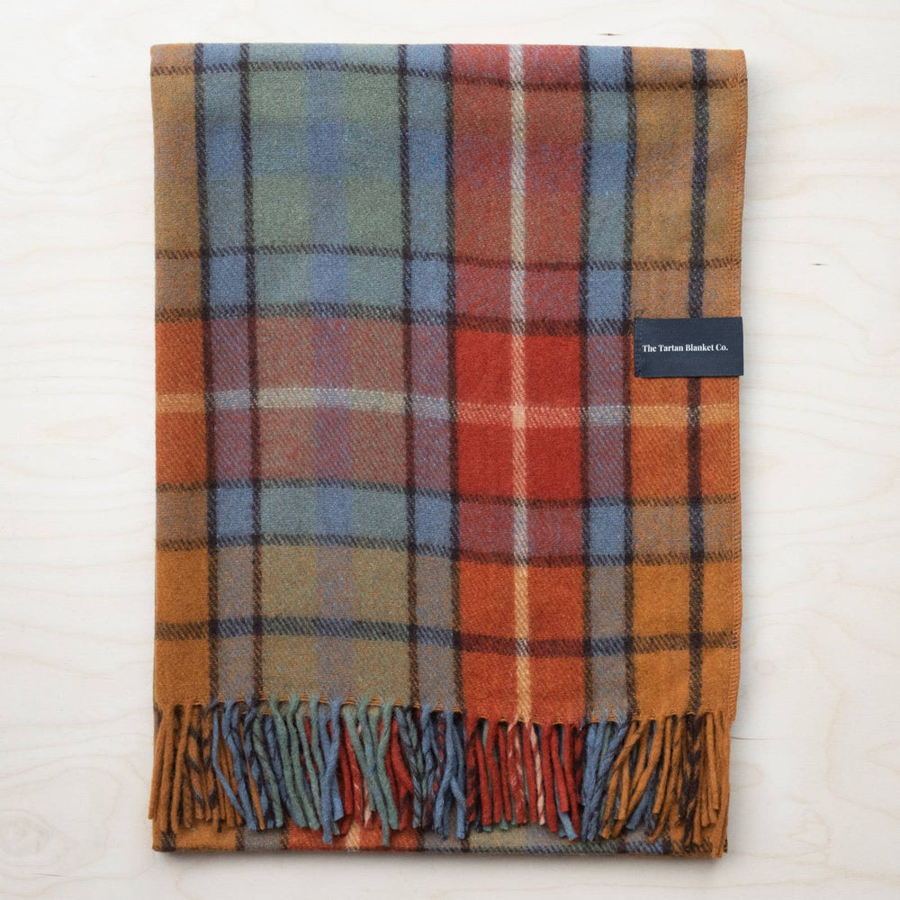 Recycled Wool Blanket in Buchanan Antique Tartan