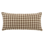 Brown Check Weave Pillow