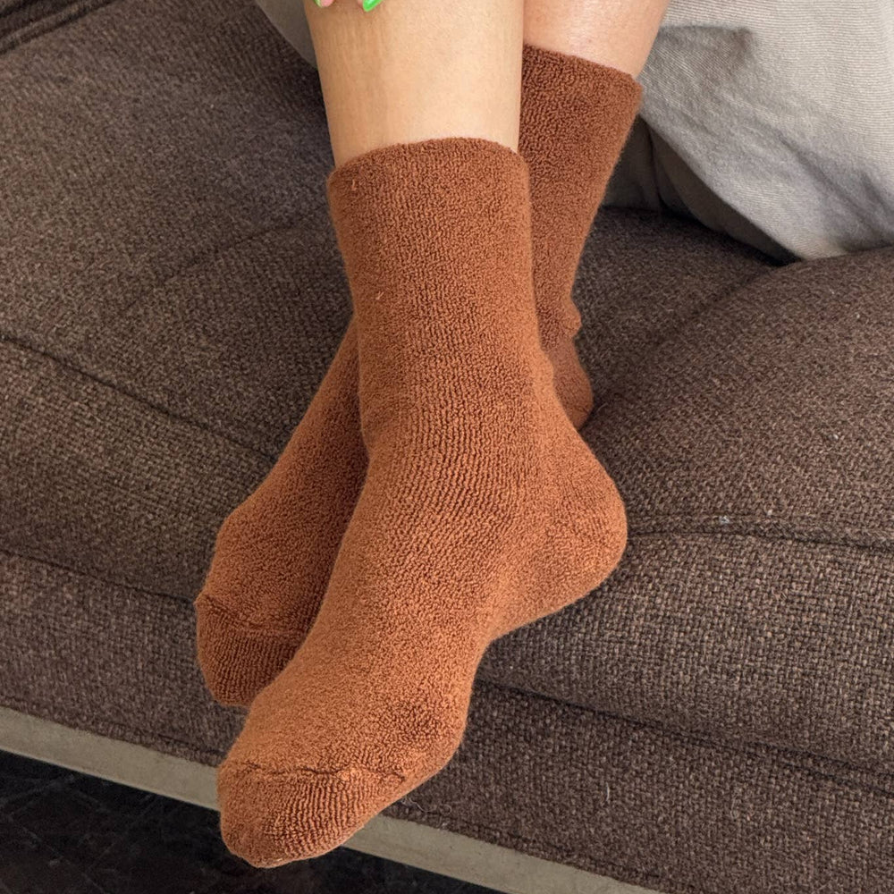 Cloud Socks: Sepia