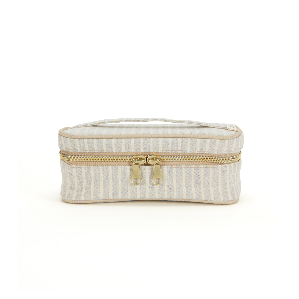 Sand & Stone Beach Stripe Petite Beauty Poche
