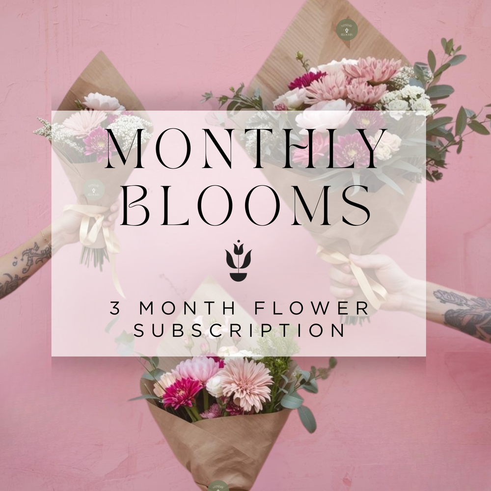 Monthly Blooms Flower Subscription | 3 Month