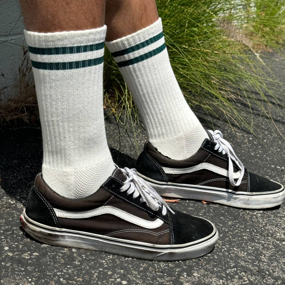 Extended Boyfriend Socks: Lt. Grey