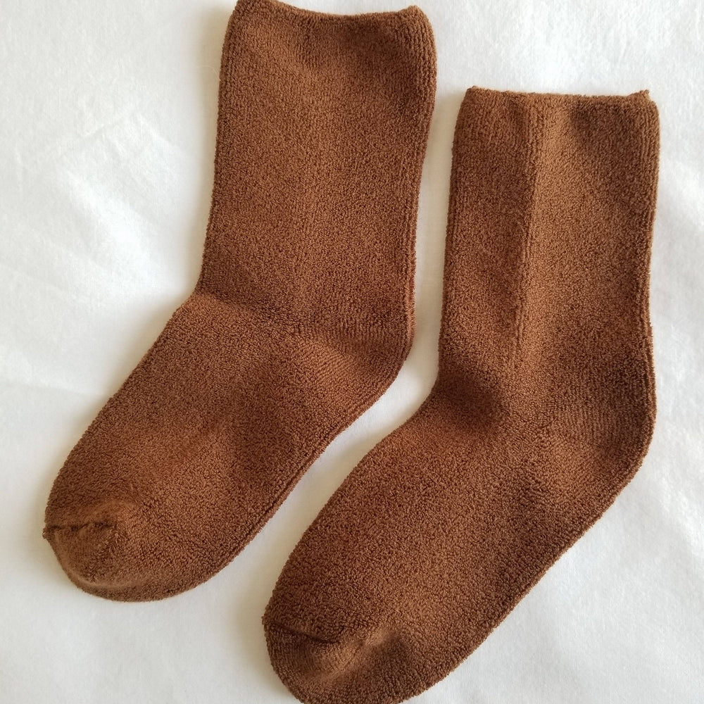 Cloud Socks: Sepia