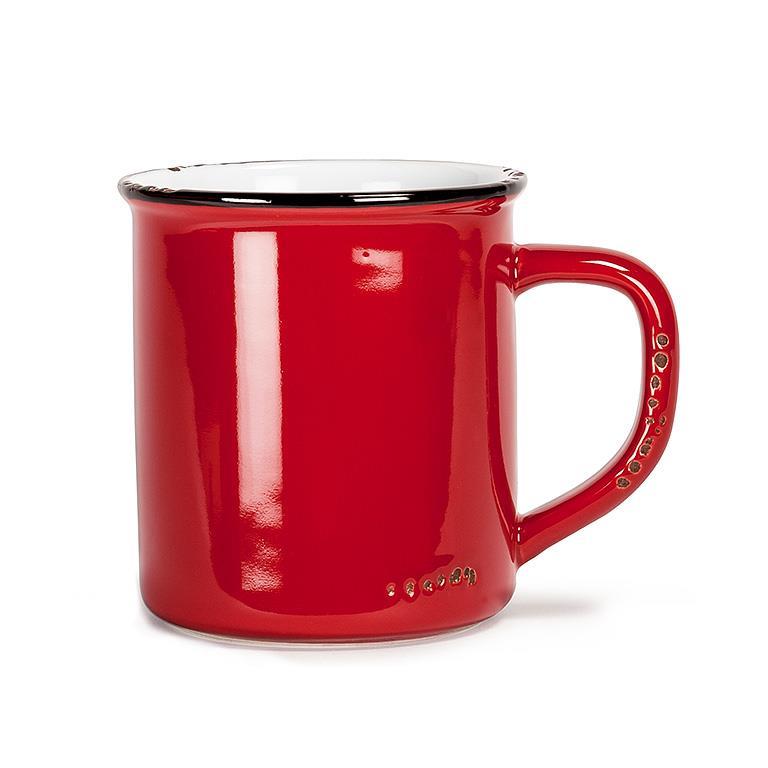 
            
                Load image into Gallery viewer, Enamel Look Mug | Red
            
        