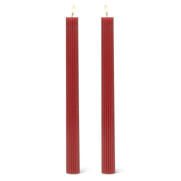 Ribbed Tapered Candles