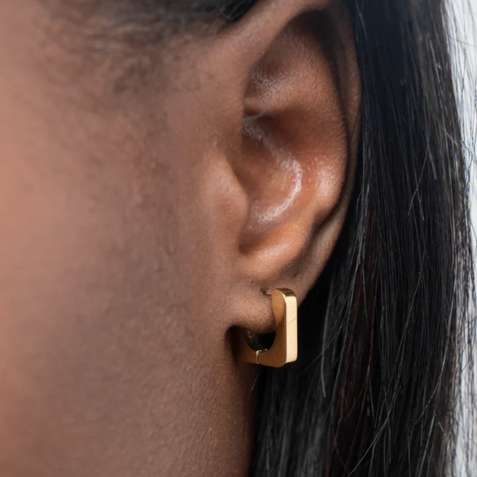 All Squared Up Earrings - Gold