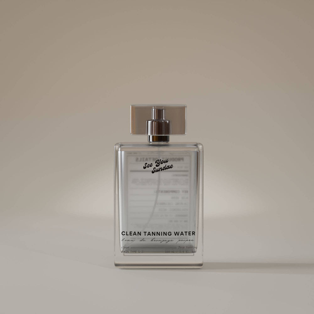 Clean Face Tan Water - Skin Type 1-2