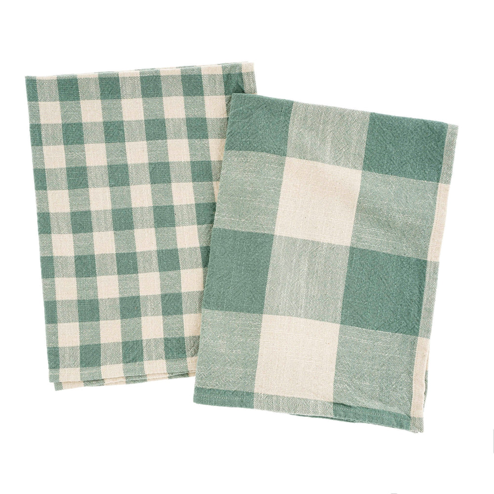 Gingham Check Tea Towels | Set of 2