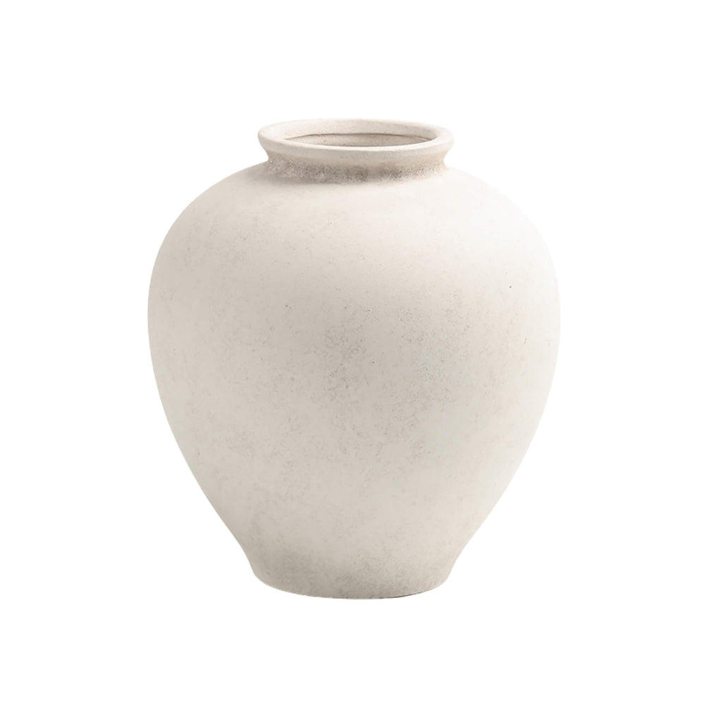 White Terracotta Vase