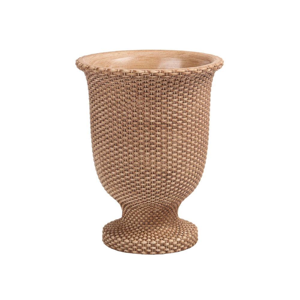 Cement Basketweave Planter