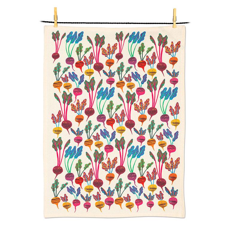 Allover Beetroot Kitchen Towel