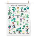 Plant Alphabet Kitchen Towel