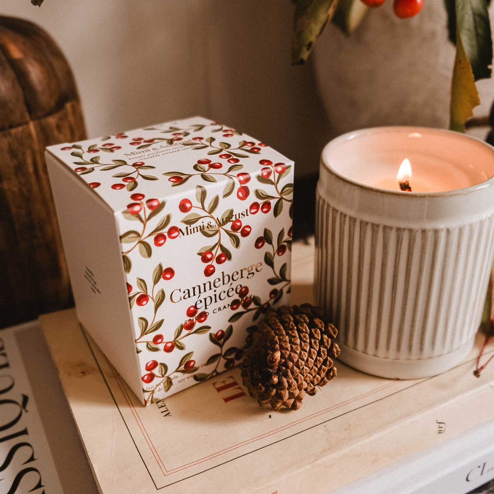 Spiced Cranberry: 8 oz Soy Candle