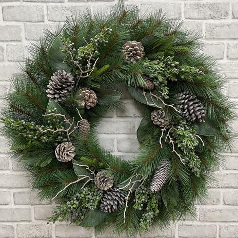 30" Everlasting Norfolk Pine Wreath