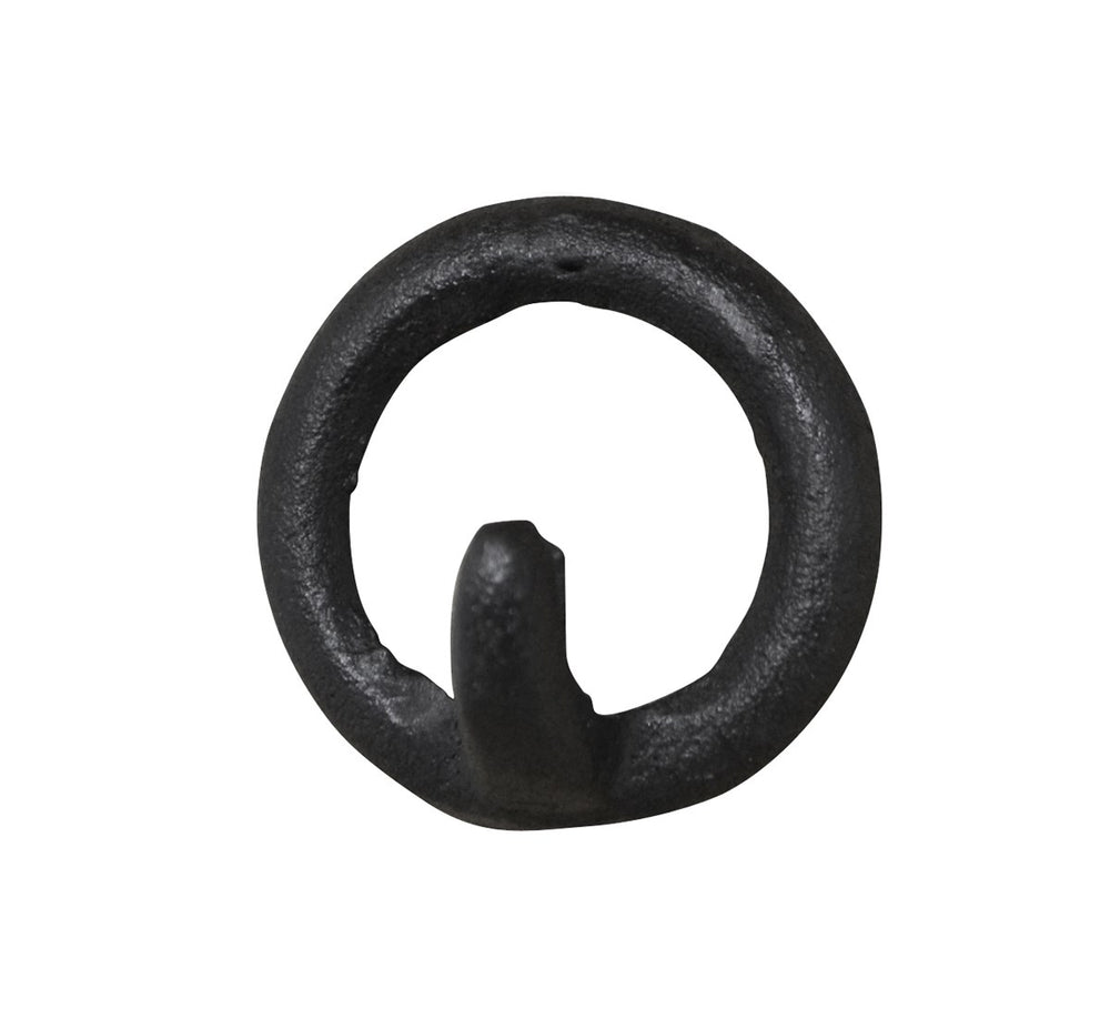 Round Black Iron Hook