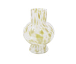 Yellow Abstract Ball vase
