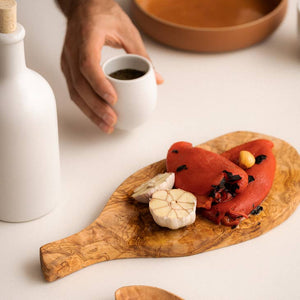 Olive Wood Cheese Board • Gharyan Stoneware