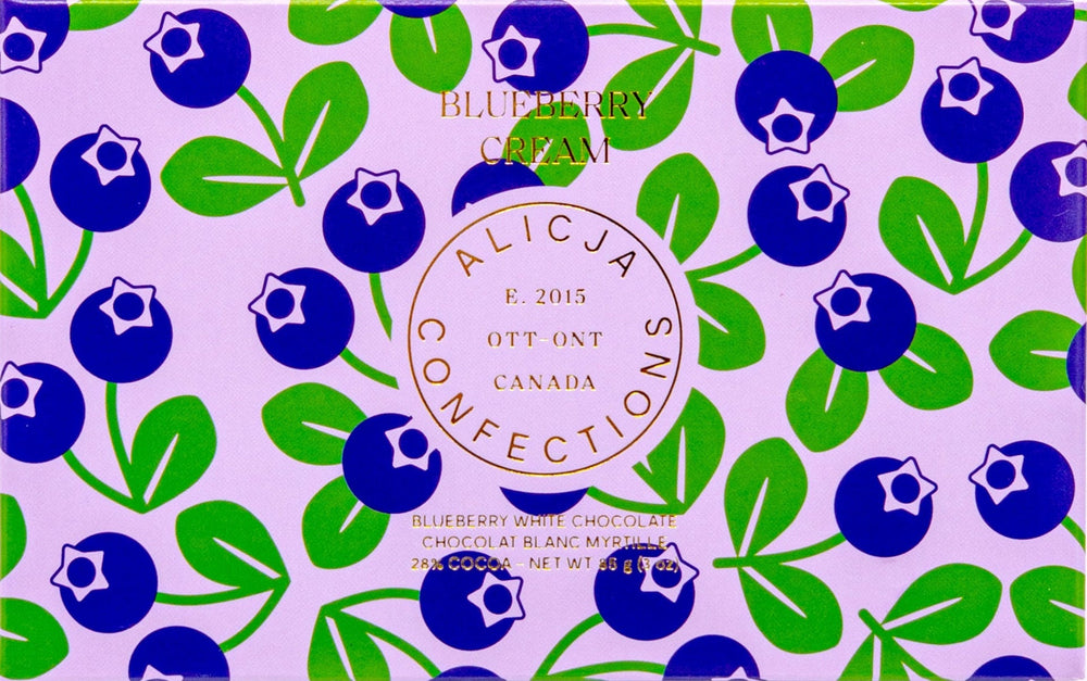 Blueberry Cream • Blueberry 28% White Chocolate