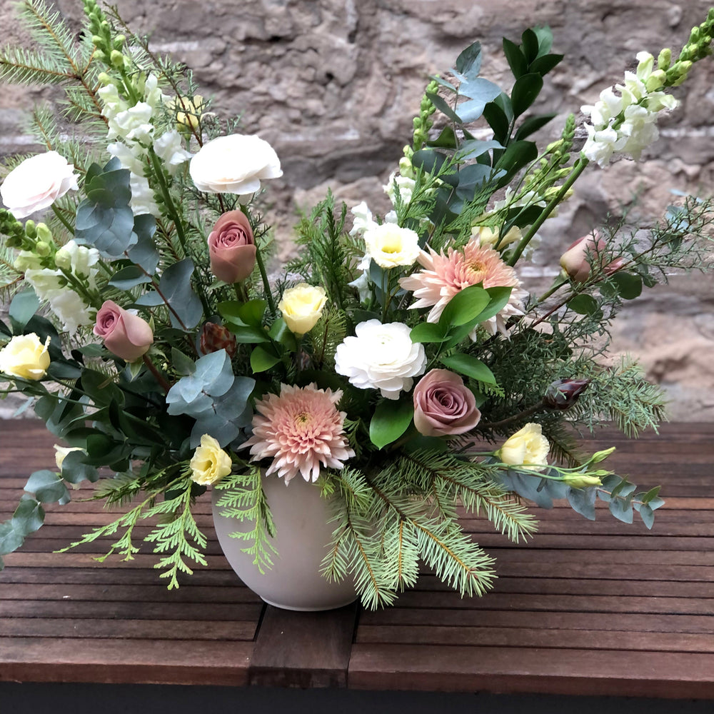 Sunday Blooms' Holiday Vase Arrangements