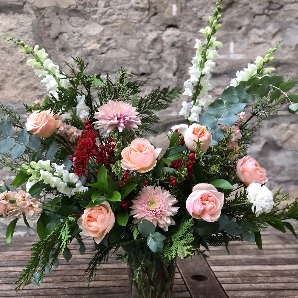 Sunday Blooms' Holiday Vase Arrangements