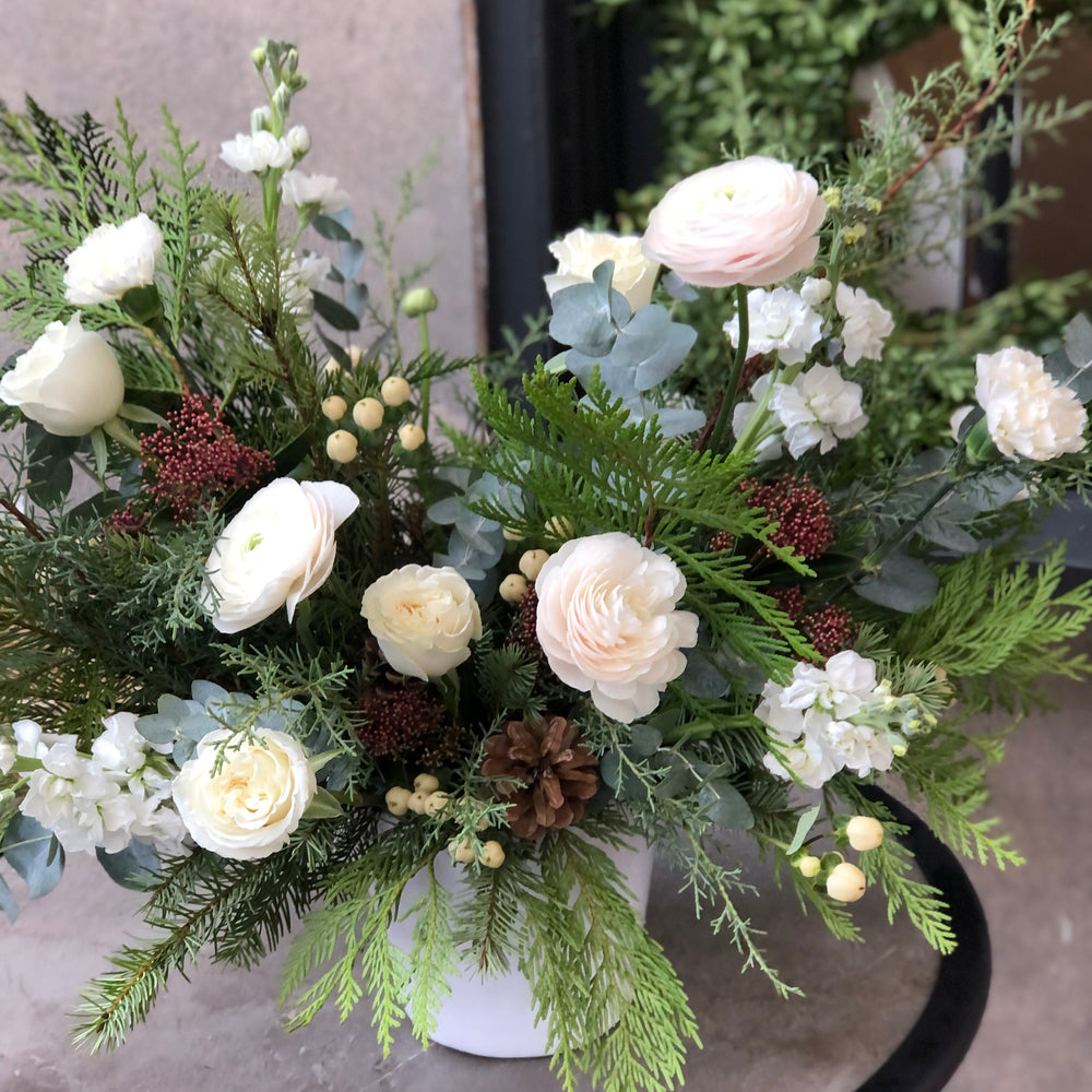 Sunday Blooms' Holiday Vase Arrangements