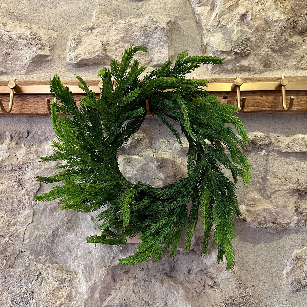4.5" Mini Everlasting Norfolk Pine Wreath
