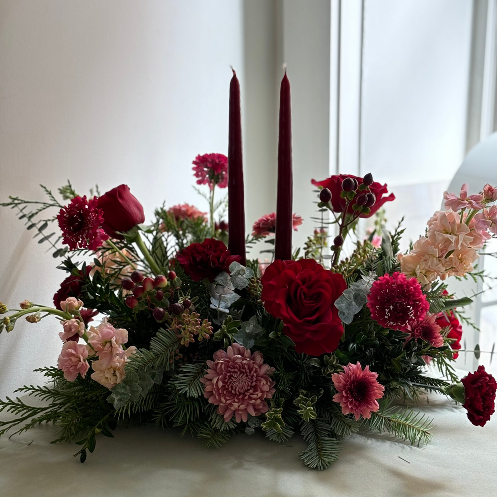 Sunday Blooms' Holiday Centerpieces