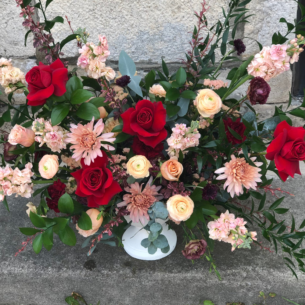 Sunday Blooms' Holiday Vase Arrangements