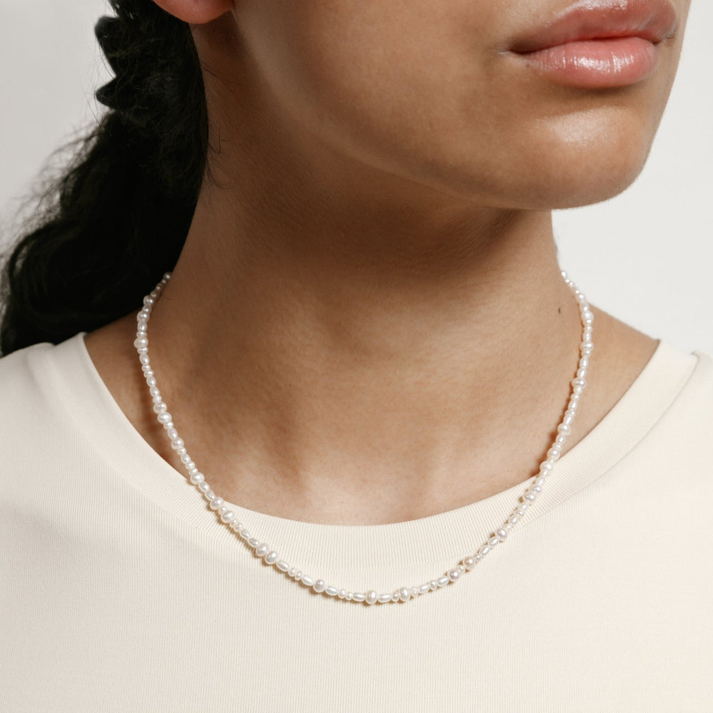 Renata Pearl Necklace • Wolf Circus Jewelry