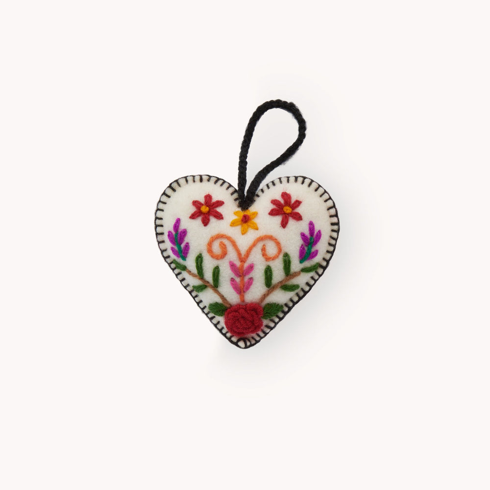 Hand Embroidered Ornament