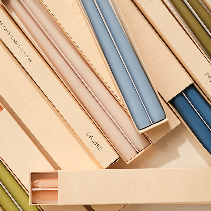 12" Soy Wax Taper Candles