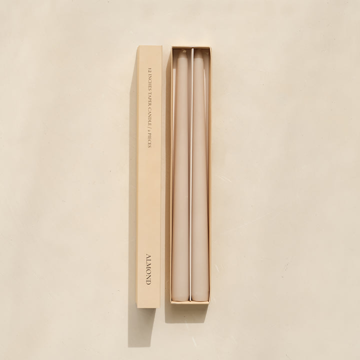 12" Soy Wax Taper Candles
