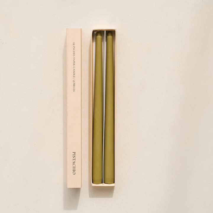 12" Soy Wax Taper Candles