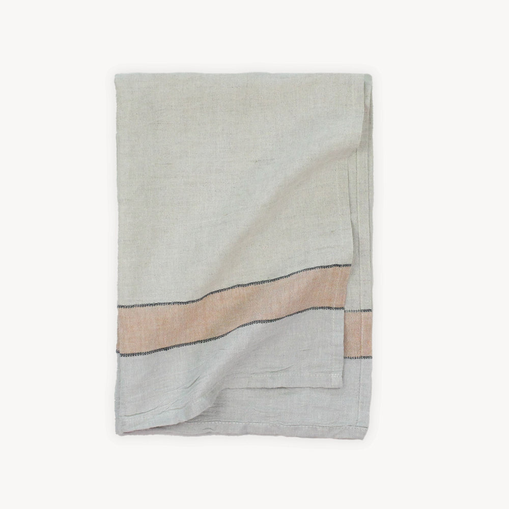 French Stripe Linen Hand Towel