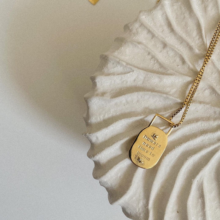 Bloom Affirmation Necklace | Namaste Jewelry