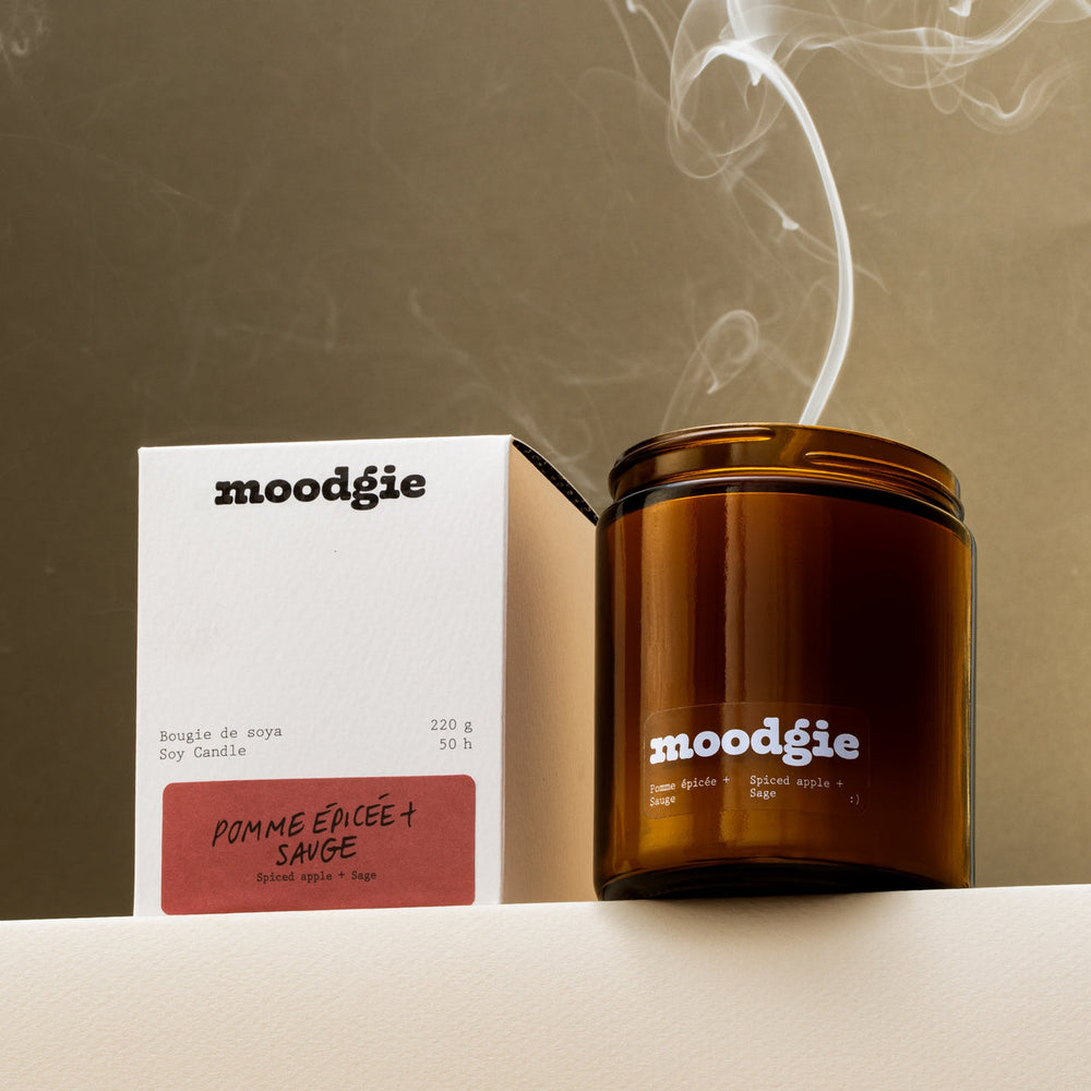 Spiced Apple + Sage Soy Candle | moodgie