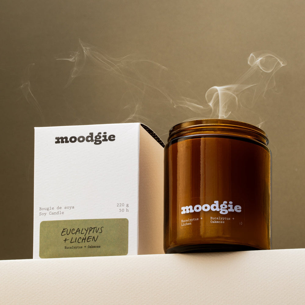 Eucalyptus + Oak Moss Soy Candle | moodgie