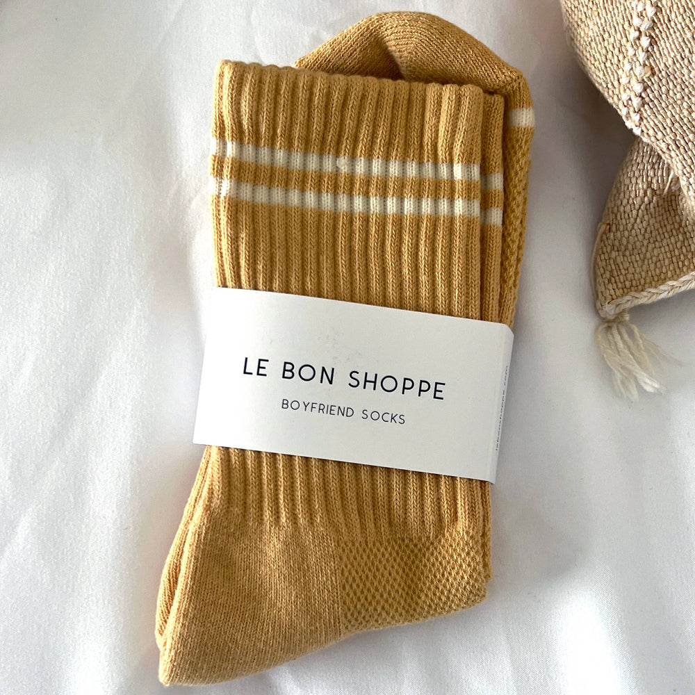 Boyfriend Socks: Butter