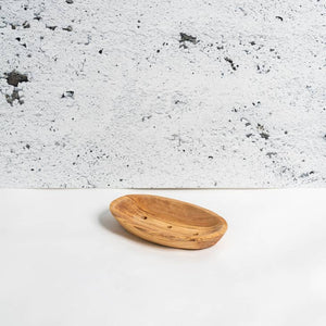 Olive Wood Soap Holder • Gharyan Stoneware