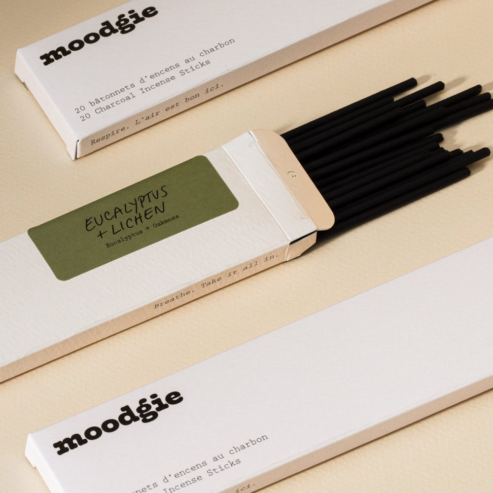 Eucalyptus + Oak Moss Incense Sticks | moodgie