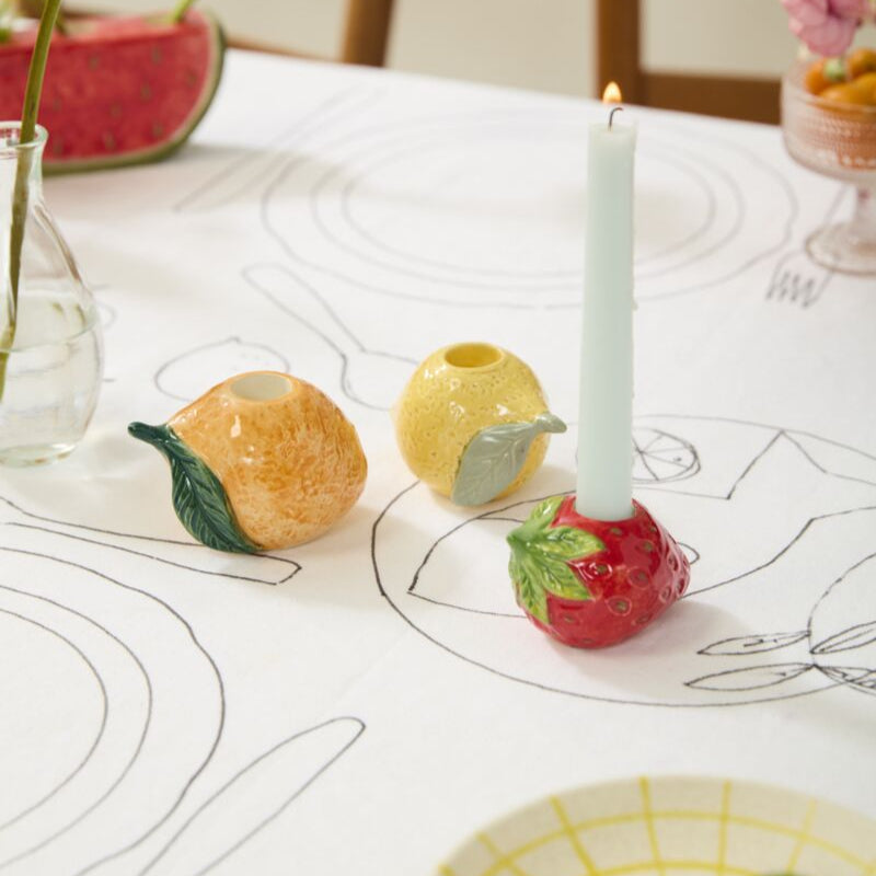 Fresh Fruit Candleholder