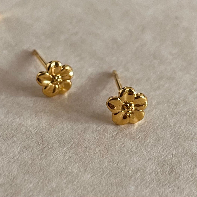 Hibiscus Flower Studs | Namaste Jewelry