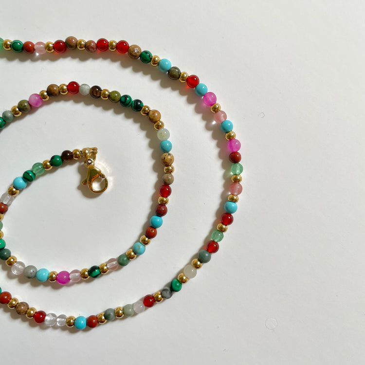 Lila Bead Necklace | Namaste Jewelry