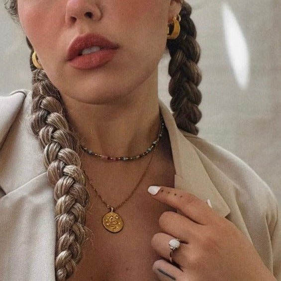 Lila Bead Necklace | Namaste Jewelry