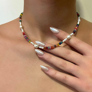 Raya Beaded Necklace | Namaste Jewelry