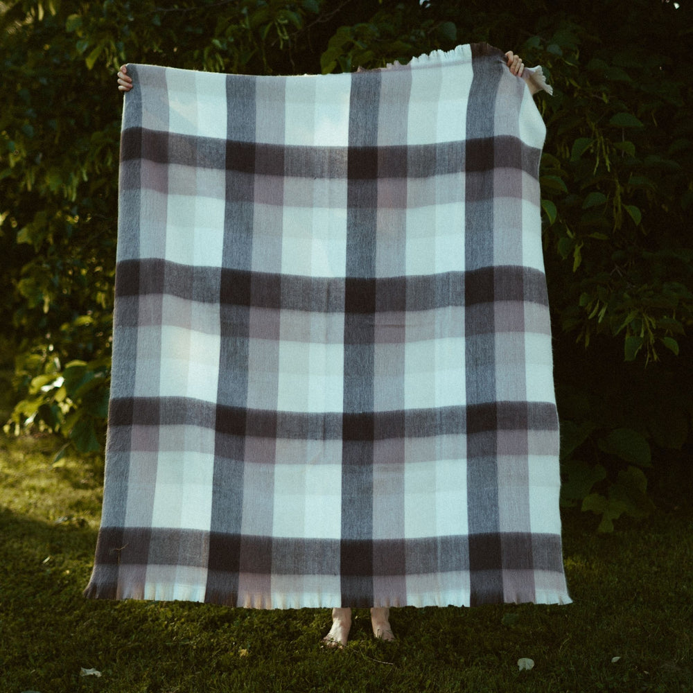 Large Plaid Throw