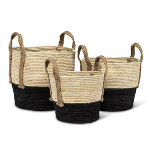
            
                Load image into Gallery viewer, Round Basket with Jute Handle
            
        